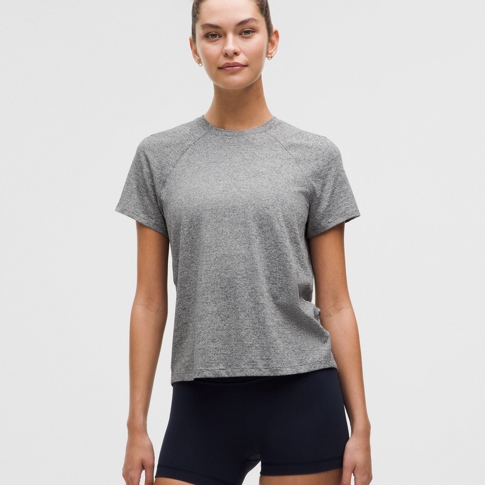 Lululemon License to Train Classic-Fit Tee – Heathered Black